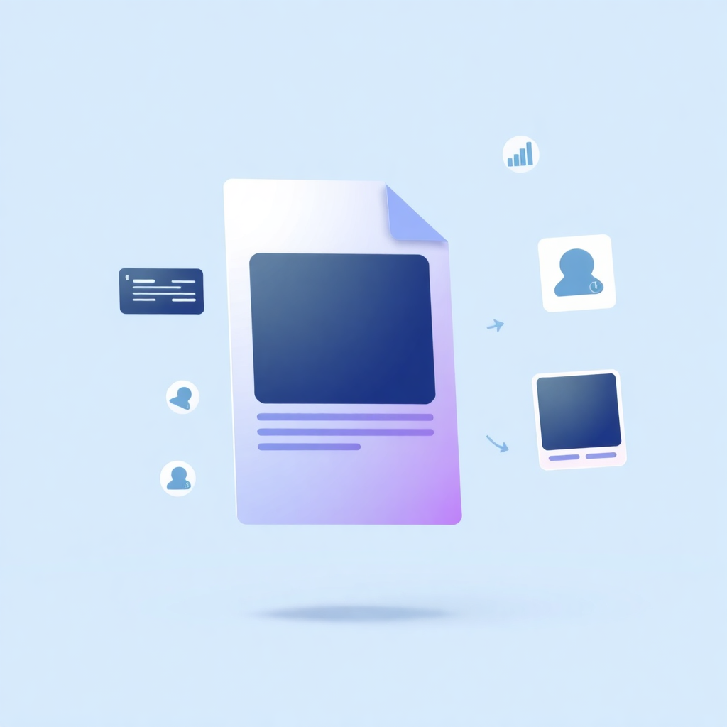 modern 3D illustration showing a digital artwork file transforming into a print-ready preview